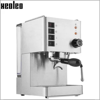 XEOLEO 15 Bar Kavos virimo aparatas Nerūdijančio plieno Hoursehold Kavos aparatas 1350W Espreso kavos aparatas Visiškai automatinis Espresso kavos virimo aparatas