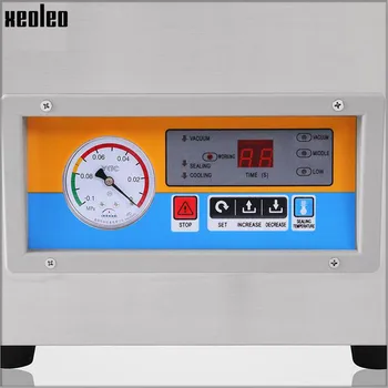 Xeoleo Commercial Vacuum machine DZ-260 Desktop Vacuum sealing machine Vacuum Sealer 26cm Packing Machine for fruit/Vegetable