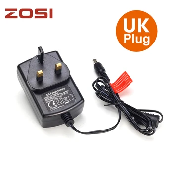 ZOSI AC AU EU UK neprivaloma Kištukas AC 100-240V DC 12V 2A Power Adapter Tiekimo Įkroviklio LED Juostelės Šviesos Nemokamas Pristatymas