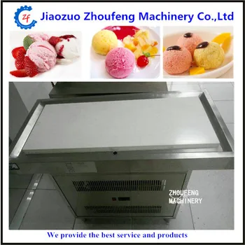 Šaltojo akmens ledų roll maker sušaldytos jogurtas, ledo gaminimo mašina keptas ledų