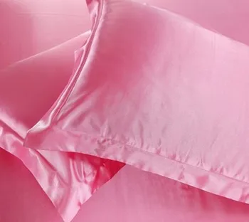 Šilko Šalikas komplektai Patalynės komplektas rožinė Satino kinų Šilko antklodžių užvalkalus lova maišelį lapas doona antklodė Karalius ir Karalienė dydžio Visiškas Dvynys
