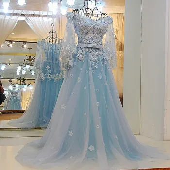 šviesos pelenė mėlyna skara suknelė Viduramžių suknelė Renesanso suknelė 