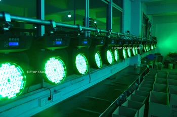 Žemas Triukšmo 2vnt/daug 108x3W Led Judančios Galvos Plovimo Aukštos Kokybės RGBW Led Moving Head Light Naujas Dizainas DMX LED Judančios Galvos