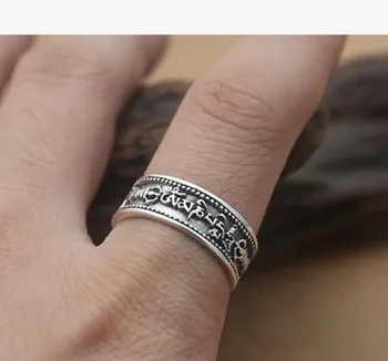 žiedas vyrams juodas žiedas sidabro 925 papuošalai Mens volframo žiedas