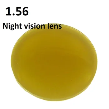 1.56 asferiniai prekės anti akinimo naktinio matymo nusidėvėjimui atsparaus dengto akinių lęšiai vairuotojo specialios Anti-akinantys optiniai lęšiai