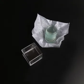 1 Dėžutėje 100vnt 60mm Turas Mikroskopu Stiklo dangteliu Lapeliai Tuščių Skaidrių Coverslip Storis 0.13 - 0,17 mm