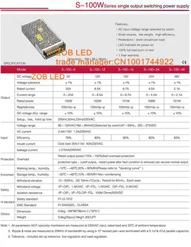 100W 8.5 A (12V LED impulsinis Maitinimo šaltinis,LED šviesos Juostelės,85-265AC įėjimas, power suply 12V Išėjimo--2VNT/DAUG
