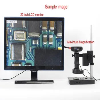 1080P 16MP HDMI USB Pramonės Skaitmeninis Mikroskopas su Kamera, Didelis Greitis Pramonės Kalibruoti Kamera didinamasis stiklas VideoCamera+C-mount Objektyvas