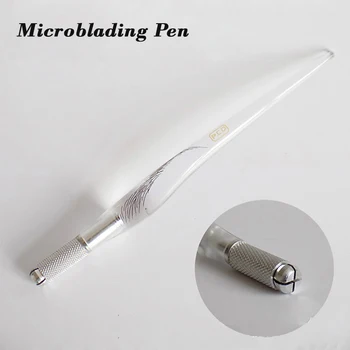10pcs Microblading tebori Pen PCD Microblade Needle Holder eyebrow Permanent Makeup Manual Tattoo Pen