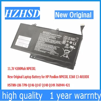 11.4 V 43wh 4200Mah Naujas Originalus NP03XL Laptopo Baterija HP Pavilion X360 13-A010DX HSTNN-LB6 TPN-Q146 Q147 Q148Q149 760944-421