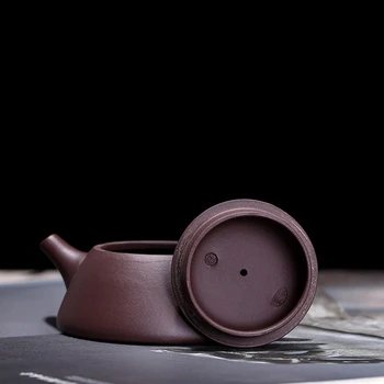 120ml skersmens Kungfu raudonos molio arbatinukas iš yixing zishahu Karšto Pardavimo Rankų kinų, japonų stiliaus gongfu arbatinukas