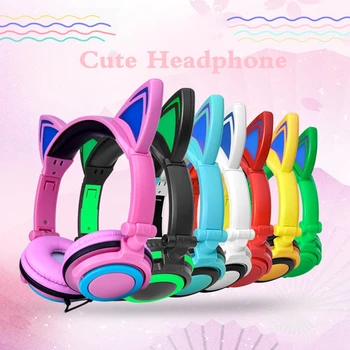 2017 Japanese Style Cute Removable Headphones Kids Child Birthday Gifts Headset Earphone for iPhone 7 6 Plus Andriod MP3 Gifts