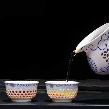 2017 Kūrybinės keramikos Arbatos Rinkinys Gamyklos tiesioginių pardavimų korio saulės automatinė arbatos rinkinys dovanų dėžutėje didmeninės
