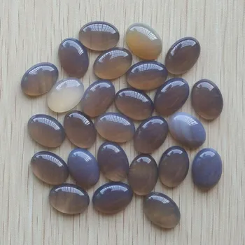 2017 mados natūralaus akmens sumaišyti Ovalo formos KABINA CABOCHON Papuošalai&Drabužių Priedai 13x18mm didmeninė 30pcs/lot nemokamas pristatymas