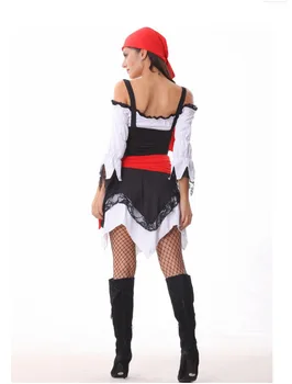 2017 Naują Atvykimo Piratų Kostiumų Cosplay Deguisement Adultes Seksualus Naują Erotinį Apranga Disfraces Adultos Halloween Kostiumai WL248