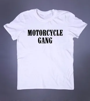 2018 Reklamos prekės Vasaros T-shirt Naujas Mados Motociklo Gauja Šūkis Tee Dviratininkas Dovanų, Derliaus Kelių Sukilėlių filmo marškinėliai