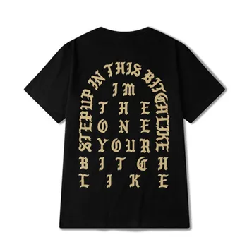 2018 Summe Hop Hop marškinėlius Pablo Kanye West Paryžiaus T marškiniai reiškia Ne Wrstbhvb aš jaučiu, Kaip Paulius Medvilnės marškinėliai Vyrams, Moterims