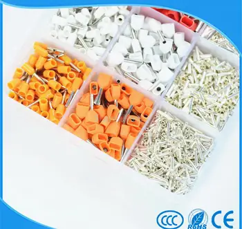 2340pcs/lot set Wire Copper Crimp Connector Insulated Cord Pin End Terminal 15 Model kit 22 ~ 14 AWG