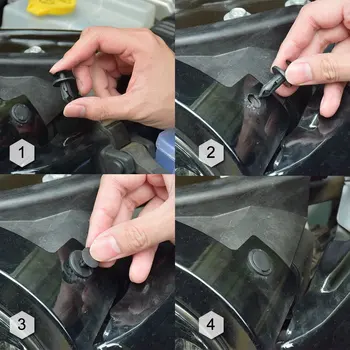 240pcs Car Styling Plastic Push Pin Rivet Fasteners Trim Moulding Clip Screwdriver For Alfa Romeo 147 156 159 166 4c 8c Brera