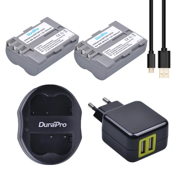 2vnt DuraPro EN-EL3E, en el3e Baterija + USB Dual Įkroviklis + AC Adapteris Nikon D70 D70S D80 D90 D100 D200 D300 D700 D300S Fotoaparatas