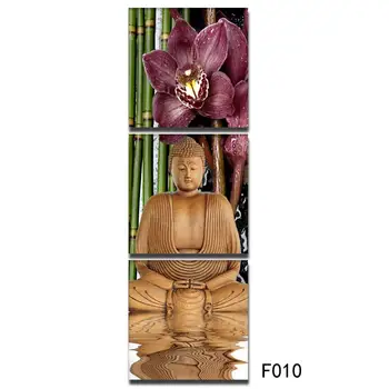 3 Gabalas Drobė Menas Spausdinti Buda Tapybos Decoracion Paveikslai, Sienos dekoruotos Drobės, Nuotraukų Kambarį Dovanomis siena lipdukas