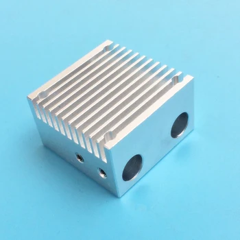 3D spausdintuvą, priedai, šilumos iššvaistymo aušinimo aliuminio bloko suderinama su E3D Ciklopas+ dviguba išspaudimo (ekstruzijos) vadovas radiatorius