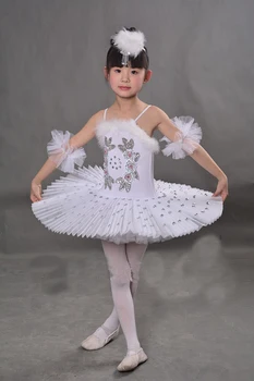 4 Spalvų Mergaičių Baleto Mdc Šokių Suknelė Vaikai Profesinės Gulbių Ežeras 