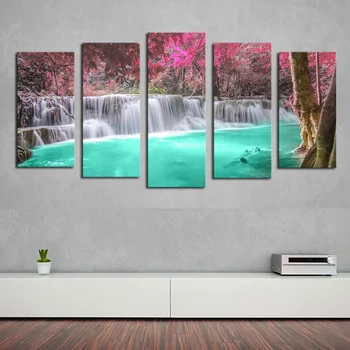 5 PCS kath, kaida home modern wall art paint painting impression canvas painting the living room
