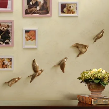 5 VNT Europos trimatis dervos dekoratyvinis paukštis amatai