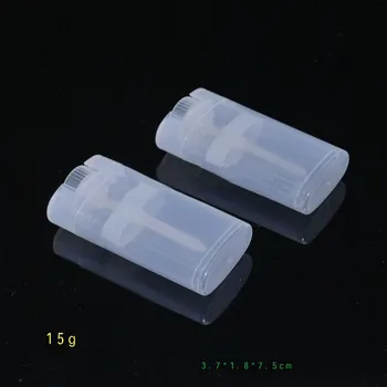 500pcs/daug 15g plastiko Dezodorantas vamzdžiai ,PASIDARYK pats 15g plastiko lūpų vamzdelį ,15 g tuščia lūpų balzamas butelis