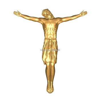 5vnt Kristus ant Kryžiaus 3d modelį STL pagalbos cnc STL formatas Jėzus ant kryžiaus, 3d Reljefo Modelį STL Maršrutizatorius Graverio ArtCam