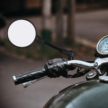 8mm 10mm Universalų Motociklo Veidrodėlis Lankstymo išoriniai Veidrodėliai Motociklo galinio vaizdo Veidrodis Variklis Yamaha Honda už Suzuki