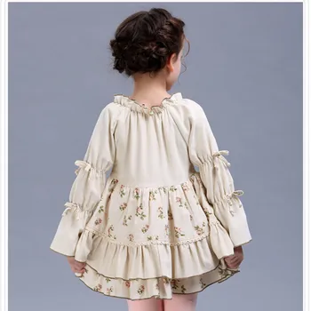 Anlencool Mergaitės drabužiai pardavimas rudenį vaikus naujas princesė dress Baby Girl Medvilnės Suknelės Gražus Kūdikiams, Vaikams, Drabužiai Nėriniai