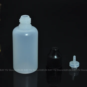 Aukštos kokybės 30 ml aliejus, plastikinis butelis su lašintuvu childproof dangteliai, skystas alyvos