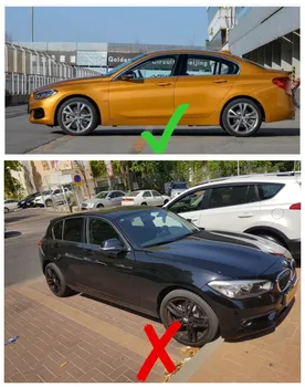 Automobilio Salono Durų Slenksčio Nusitrinti Plokštė Sveiki Pedalo Apsaugai Apdaila Anti-scratch Automobilių Optikos Reikmenys BMW 120i 1 Serija 2017