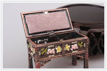 Azijos Senojo Stiliaus Stalas Formos Pakabukas Papuošalų Dėžutė Stalas Lobis Atmintį Lauke Kolekcines, Baldų Projektavimas, Pakabukas