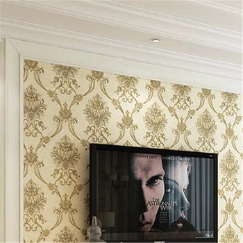 Beibehang Europos neaustinių ekrano užsklanda paprastas stereo gyvenimo kambario, miegamasis fone dryžuotų tapetų AB modeliai sienos popieriaus