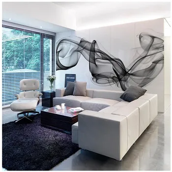 Beibehang Užsakymą 3D foto tapetai Dūmų debesys abstraktaus meno tapetai modernus minimalistinis miegamasis, sofa-lova, TV sienos freskos popieriaus