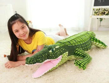 BOLAFYNIA Vaikams, kūdikių Įdaryti Žaislas Modeliavimas Didelis krokodilas pliušinis vaikas žaislai, lėlės gimtadienio dovana