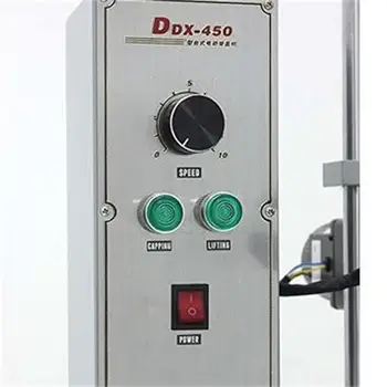 DDX-450 Elektros Darbalaukio Ribojimo Mašina, Vandens Butelis, Apvalios Ribojimo Mašina, Buteliuko Dangtelio Fiksavimo Mašina 220V 10-50mm