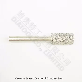 DIATOOL 6pcs #1/2/3 Dulkių Brazed Diamond Šerpetų Rotacinis Įrankis Akmens Betono Cilindrų Butas Pabaigos, Šlifavimo Bitai