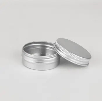 Didmeninė nauja 15g kosmetikos aliuminio jar 15ml metalo indas ledų pakuotės indą karšto pardavimo
