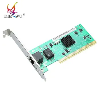 DIEWU 82540 RJ45 PRO/1000 MT Gigabit PCI be disko RJ-45 Tinklo plokštė ethernet RJ45 LAN WIFI adapteris keitiklis adaptator