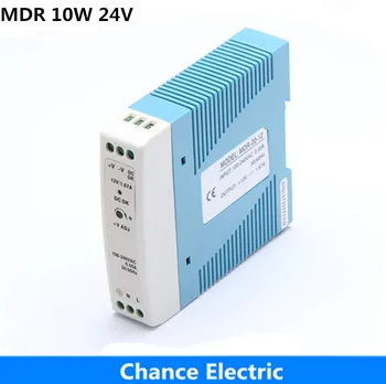 DIN Bėgelio Pramonės Perjungimo Maitinimo režimo MDR 10W 24V už cnc led vaizdo šviesos, pagaminti kinijoje, Tiesioginė prekyba