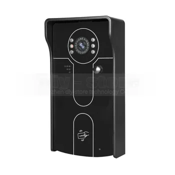 DIYSECUR 9inch Vaizdo Įrašymas/Fotografija Vaizdo Durų Telefonu Skambinti Vandeniui RDA Kamera Home Security Domofonas Sistema 1V2