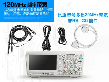 Fast arrival ATTEN Digital Storage 200MHz Oscilloscope Scopemeter 2Channels 1GSa/s USB 7'' TFT LCD AC 110-240V GA1202CAL+