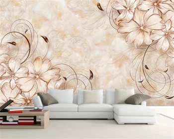 Foto tapetai Europos aukštos kokybės modelis kambarį marmuro, TV foną, sienų dažymas tapetų tėtis peint beibehang
