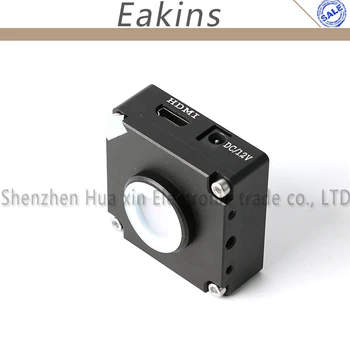 Full Metal Turėtojas Stovėti 1080P 16MP 60F/S Indusry Mikroskopo Vaizdo Kamera Reguliuojamas LED Šviesos Bumas Stovas+144 LED Šviesos+100X Objektyvas