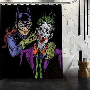 Geriausia Gražus Paprotys Joker Dušo Užuolaidos Vonios Užuolaidų Vandeniui Audinio Vonios kambarys didesnio DYDŽIO WJY&2