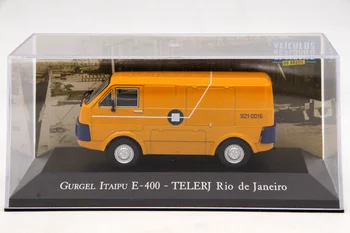 IXO Altaya 1:43 Mastelis Gurgel Itaipu E400 Telerj Rio De Žaneiras Žaislai Automobilių Diecast Modeliai Limited Edition Kolekcija Geltona